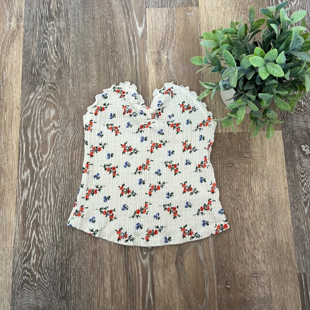 Urban Outfitters Brixton Floral Bandeau Top